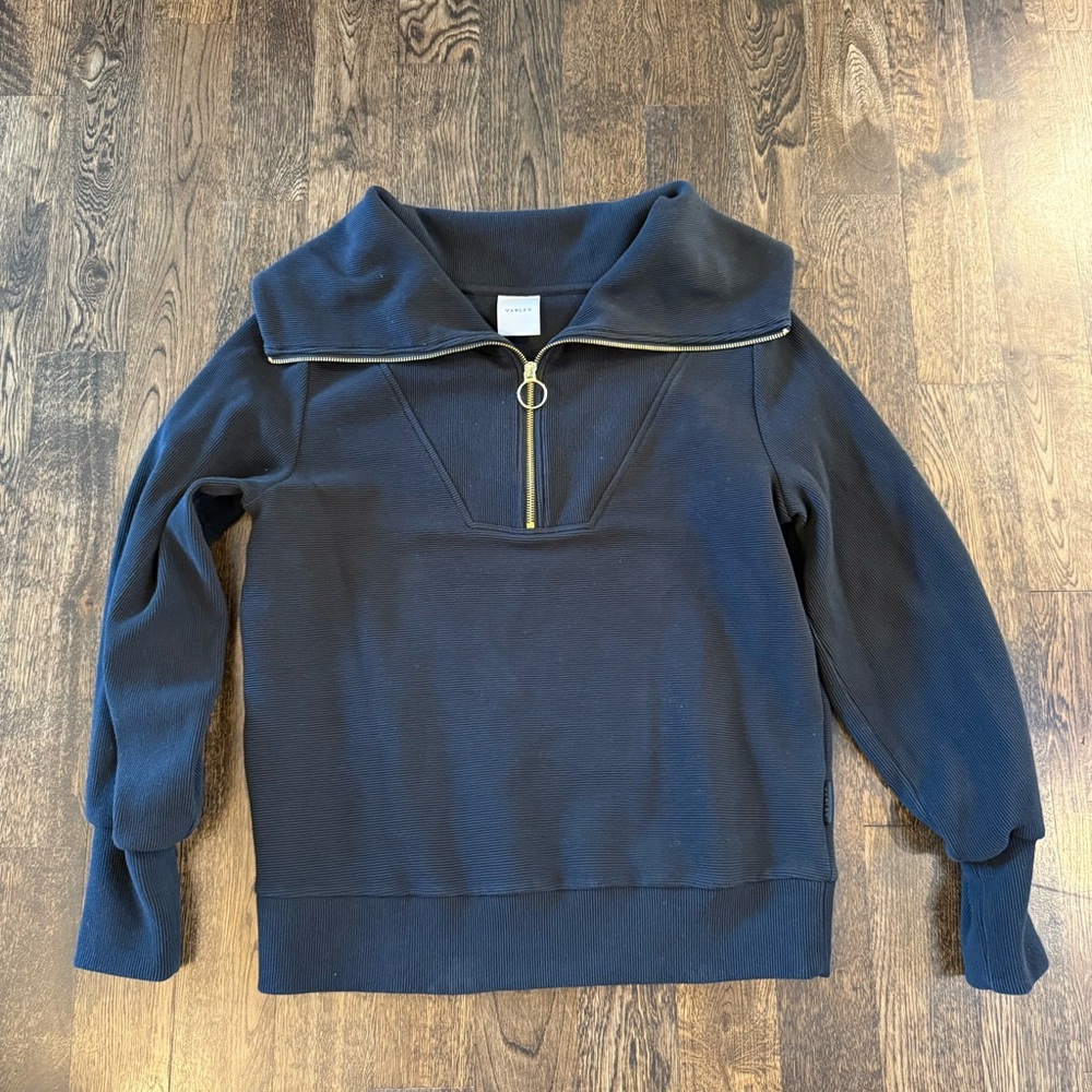 Varley Vine Black Half Zip Pullover